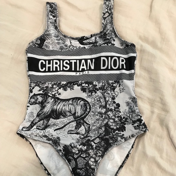 Christian Dior one piece bathing suit, pre owned - Picture 1 of 3